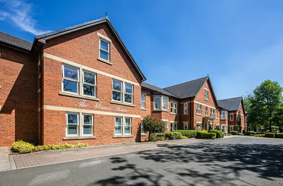 The Manor House Barnard Castle - outside view of care home
